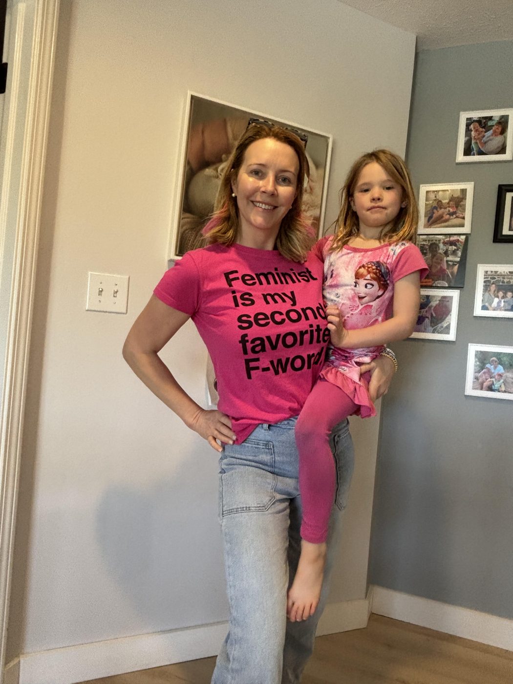 Kay Anderson, founder of Prana Play, with her daughter
